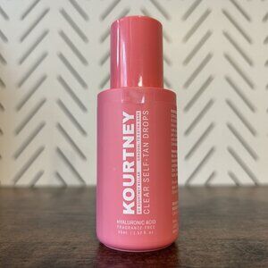 NEW Kourtney Kellar Clear Self Tan Face Drops Hyaluronic Acid Tanning Vegan